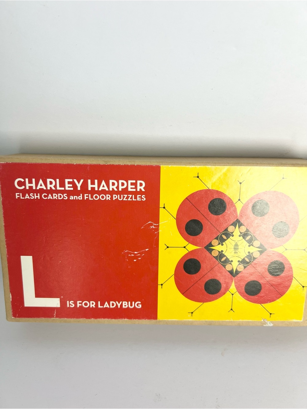 Charley Harper Flash Cards L Is For Ladybug Alphabet plus 2 Large Puzzles A4